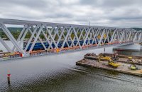 Oddano do użytku nowy most kolejowy nad Regalicą