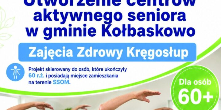 W Kołbaskowie ruszają zajęcia Zdrowy Kręgosłup dla osób 60+