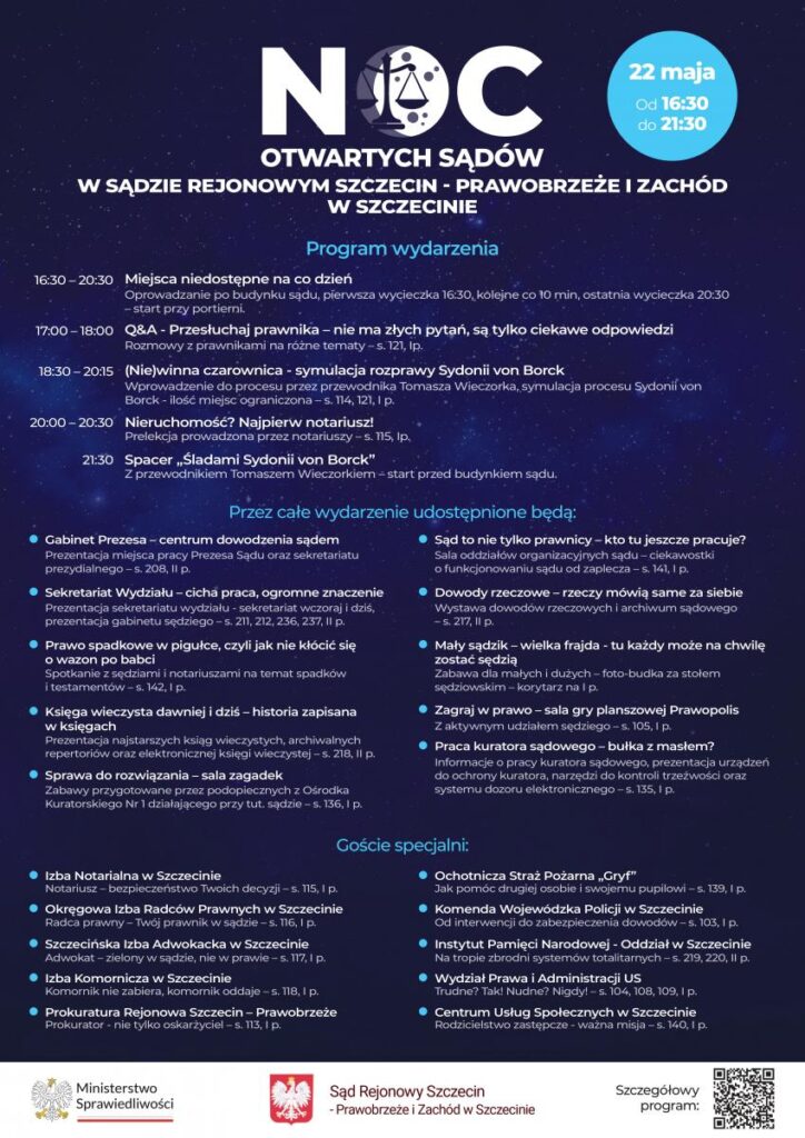 NOC OTWARTYCH SĄDÓW
